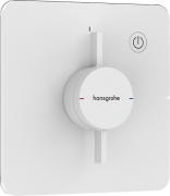 Смеситель скрытого монтажа Hansgrohe DuoTurn Q 1 потребитель матовый белый 75614700