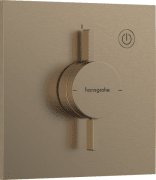 Смеситель скрытого монтажа Hansgrohe DuoTurn E 1 потребитель шлифованная бронза 75617140