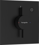 Смеситель скрытого монтажа Hansgrohe DuoTurn E 1 потребитель матовый черный 75617670