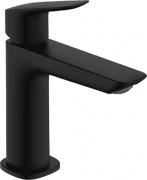 Смеситель для раковины Hansgrohe Logis однорычажный с донным клапаном матовый черный 71254670