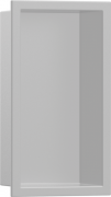 Настенная ниша со встроенной рамой Hansgrohe XtraStoris Original 30х15х10 см бетон 56057380