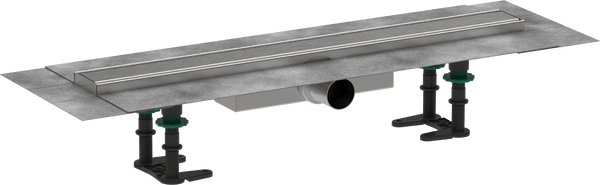 Желоб водосточный Hansgrohe RainDrain Compact для плоской установки 800 мм матовая нержавеющая сталь 56166800