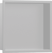 Настенная ниша со встроенной рамой Hansgrohe XtraStoris Original 30х30х10 см бетон 56061380