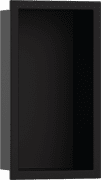Настенная ниша со встроенной рамой Hansgrohe XtraStoris Original 30х15х7 см матовый черный 56092670