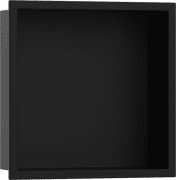 Настенная ниша со встроенной рамой Hansgrohe XtraStoris Original 30х30х7 см матовый черный 56093670