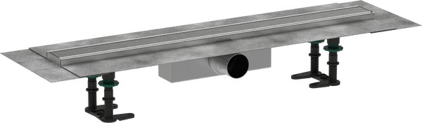 Желоб водосточный Hansgrohe RainDrain Compact для стандартной установки 700 мм матовая нержавеющая сталь 56176800