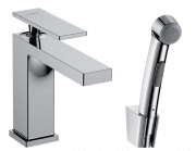 Змішувач для раковини Hansgrohe Tecturis E з гігієнічним душем хром 73210000