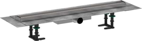 Жолоб водостічний Hansgrohe RainDrain Compact для плоскої установки 700 мм під плитку нержавіюча сталь 56165000