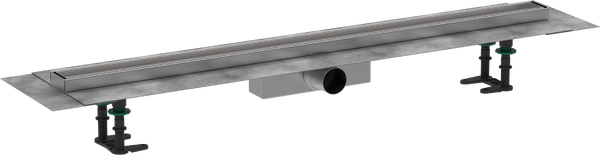 Желоб водосточный Hansgrohe RainDrain Compact для стандартного монтажа 1000 мм под плитку нержавеющая сталь 56183000