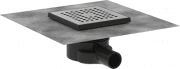 Сливной трап для душа Hansgrohe RainDrain Point 150х150 мм матовая нержавеющая сталь 56248800