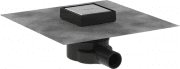 Сливной трап для душа Hansgrohe RainDrain Point 100х100 мм матовая нержавеющая сталь 56247800