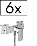 Смеситель для душа Hansgrohe Vernis Shape однорычажный хром 6 шт 71657000