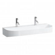 Раковина для ванної Laufen Sonar 100х42 см з 2 отворами шліфований низ кераміка білий матовий H8163477571151