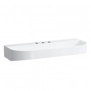 Раковина для ванної Laufen Sonar 100х42 см з 3 отворами шліфований низ кераміка білий H8163470001581