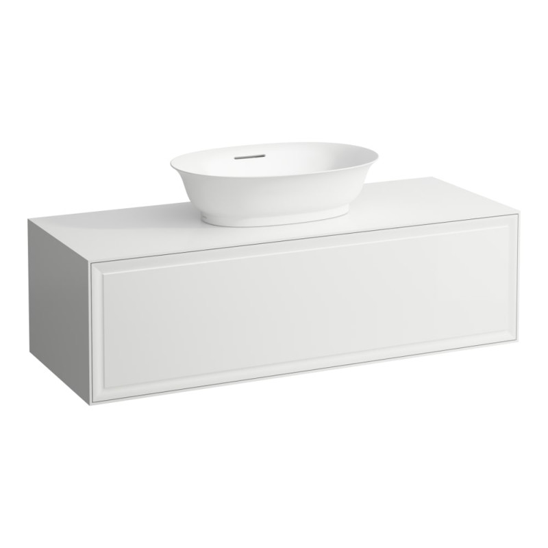 Тумба під раковину Laufen The New Classic 120 см з отвором у центрі МДФ/ДСП білий глянсовий H4060210856311