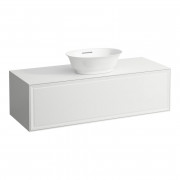 Тумба под раковину Laufen The New Classic 120 см с отверстием в центре МДФ/ДСП белый матовый H4060230851701