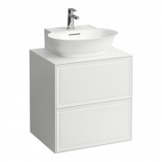 Тумба под раковину Laufen The New Classic 60 см с отверстием в центре МДФ/ДСП белый матовый H4060040851701