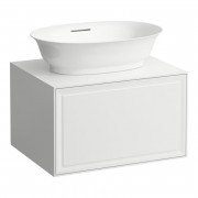 Тумба под раковину Laufen The New Classic 60 см с отверстием в центре МДФ/ДСП белый глянцеый H4060010856311