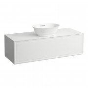 Тумба под раковину Laufen The New Classic 120 см с отверстием в центре МДФ/ДСП белый матовый H4060210851701