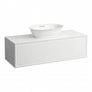 Тумба під раковину Laufen The New Classic 120 см з отвором у центрі МДФ/ДСП білий глянсовий H4060210856311
