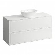 Тумба под раковину Laufen The New Classic 120 см с отверстием в центре МДФ/ДСП белый матовый H4060220851701