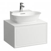 Тумба под раковину Laufen The New Classic 60 см с отверстием в центре МДФ/ДСП белый глянцевый H4060030856311
