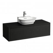 Тумба під раковину Laufen The New Classic 120 см з отвором у центрі ДСП/шпон чорний дуб H4060230856281