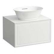 Тумба під раковину Laufen The New Classic 60 см з отвором у центрі МДФ/ДСП білий матовий H4060010851701