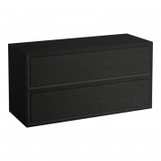 Шафка для ванної підвісної Laufen The New Classic 120 см ДСП/шпон чорний дуб H4060260856281