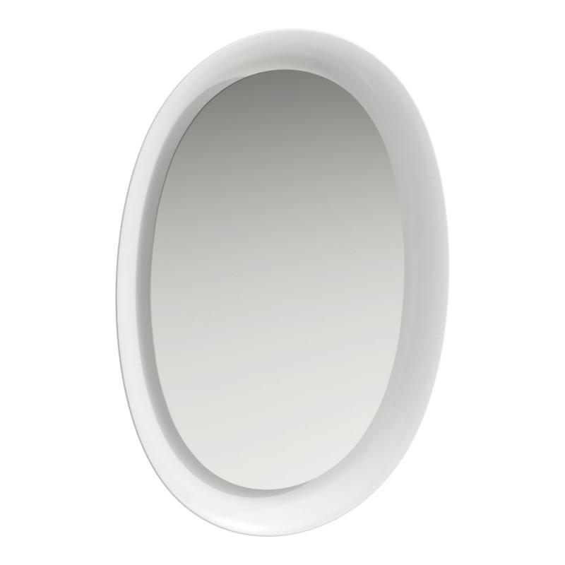 Зеркало в ванную комнату Laufen The New Classic 50 см с LED-подсветкой керамика белый матовый H4060700857571