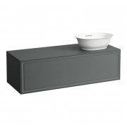 Тумба під раковину Laufen The New Classic 120 см виріз праворуч МДФ/ДСП сірий H4060820856271