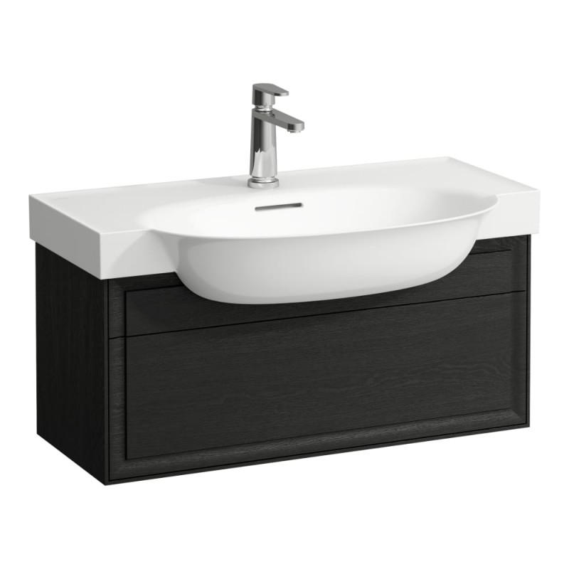 Тумба під раковину Laufen The New Classic 80 см ДСП/шпон чорний дуб H4060410856281
