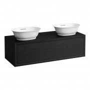 Тумба под раковину Laufen The New Classic 120 см ДСП/шпон черненый дуб H4060800856281