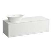 Тумба під раковину Laufen The New Classic 120 см виріз зліва МДФ/ДСП білий матовий H4060810851701