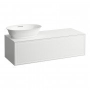 Тумба під раковину Laufen The New Classic 120 см виріз зліва МДФ/ДСП білий глянсовий H4060810856311