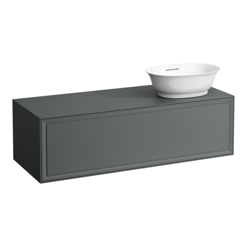 Тумба під раковину Laufen The New Classic 120 см виріз праворуч МДФ/ДСП сірий H4060820856271