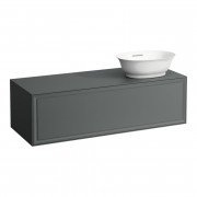 Тумба під раковину Laufen The New Classic 120 см виріз праворуч МДФ/ДСП сірий H4060820856271