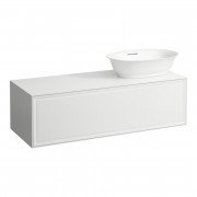 Тумба під раковину Laufen The New Classic 120 см виріз праворуч МДФ/ДСП білий глянсовий H4060820856311