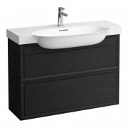 Тумба під раковину Laufen The New Classic 100 см ДСП/шпон чорний дуб H4060920856281