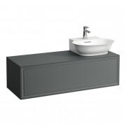 Тумба под раковину Laufen The New Classic 120 см вырез справа МДФ/ДСП серый H4060860856271