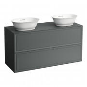 Тумба під 2 раковини Laufen The New Classic 120 см МДФ/ДСП сірий H4060890856271