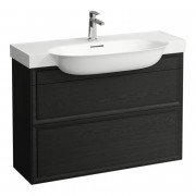 Тумба под раковину Laufen The New Classic 100 см ДСП/шпон черненый дуб H4060920856281
