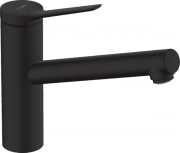 Змішувач для кухні Hansgrohe Zesis M33 для водонагрівачів відкритого типу чорний матовий 74806670