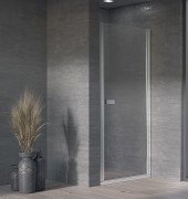 Душевые двери Kolpa San Andromeda N 80-UNI SBR 80х200 см профиль серебро/прозрачное стекло Clean Coat 516690