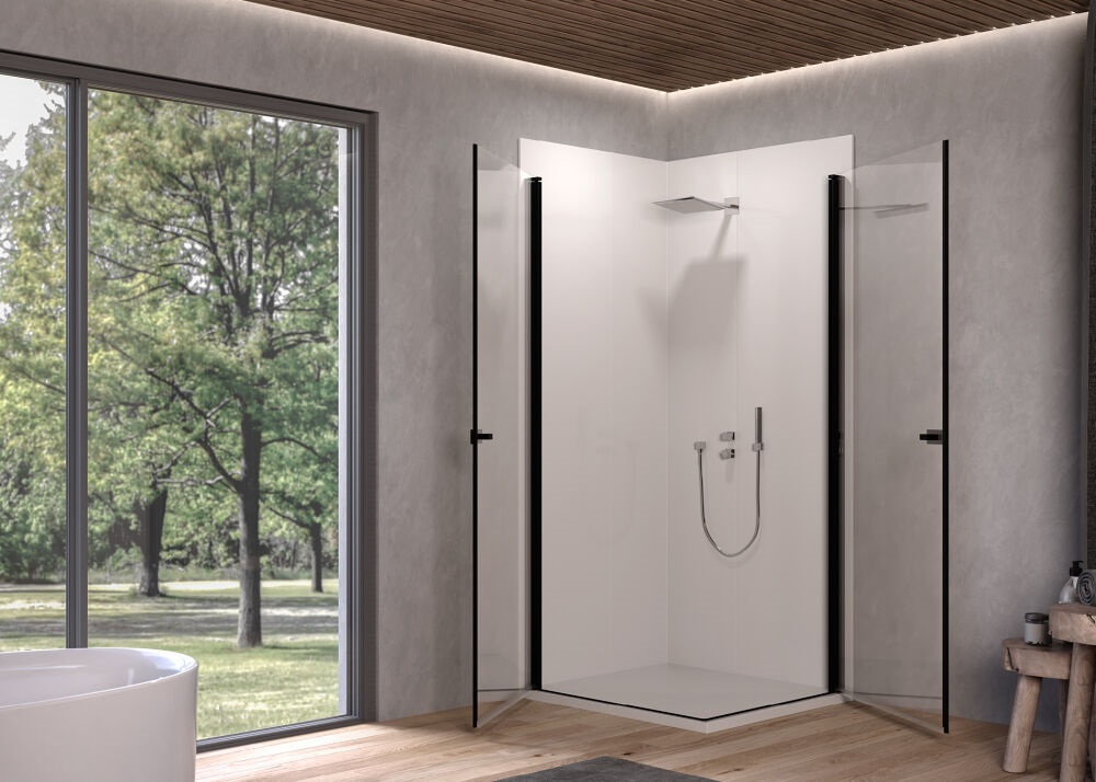 Душевая задняя стенка Kolpa San Re-Wall 80х80 см Kerrock белый 551460