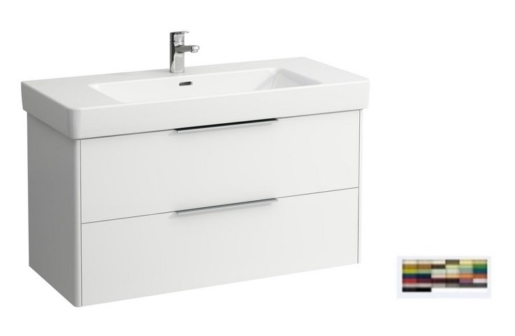 Тумба під раковину Laufen Base 101х43,8 см МДФ колір на вибір H4024521109991