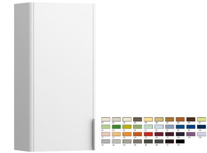 Шкафчик для ванной подвесной Laufen Base 35х18,5 см петли слева МДФ цвет на выбор H4026011109991