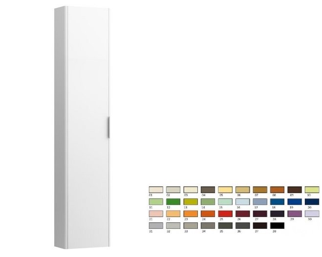 Пенал для ванной Laufen Base 35х18,5х165 см петли слева МДФ цвет на выбор H4026411109991