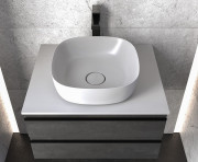 Раковина для ванної кімнати Kolpa San Lux 380 ON 38х12 см без отворів без переливу Kerrock білий 864110