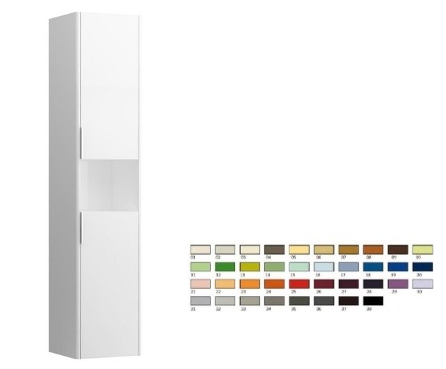 Пенал для ванной Laufen Base 35х33,6х165 см петли справа МДФ цвет на выбор H4026921109991